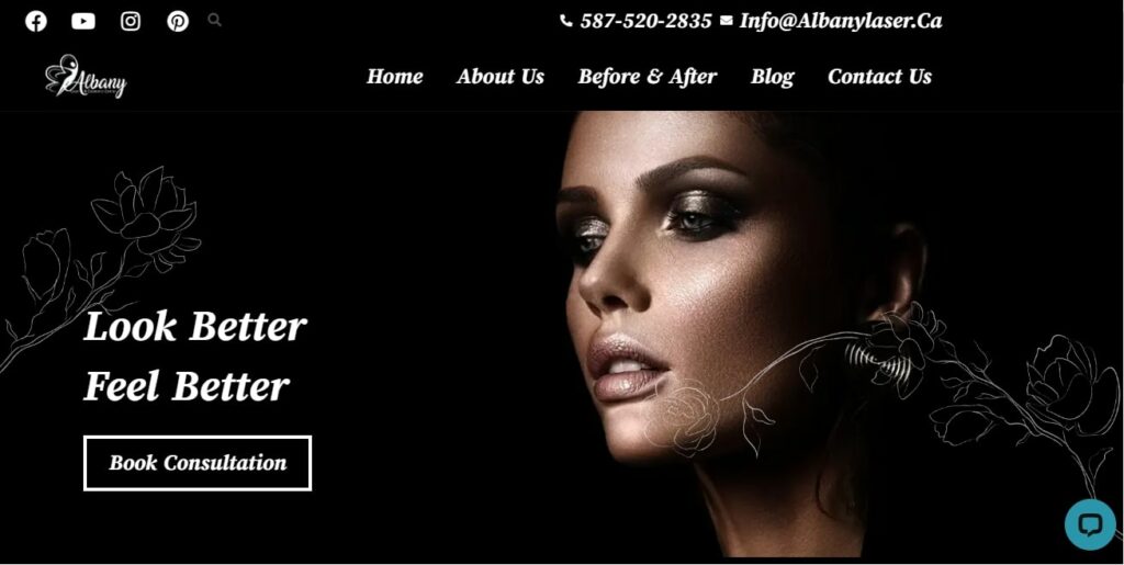 Albany Cosmetic and Laser Centre's Homepage