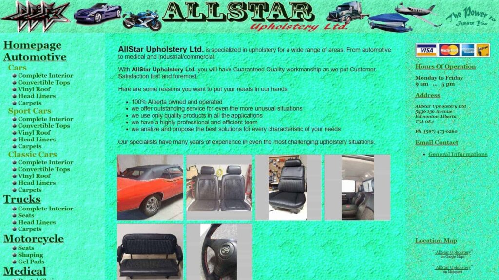 AllStar Upholstery's Homepage