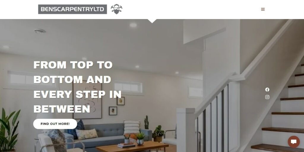 Ben's Carpentry Ltd. Homepage