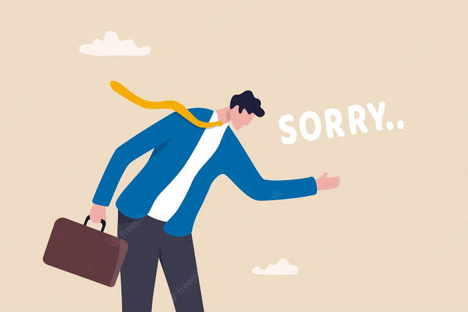 Don’t forget to return an apology's Homepage