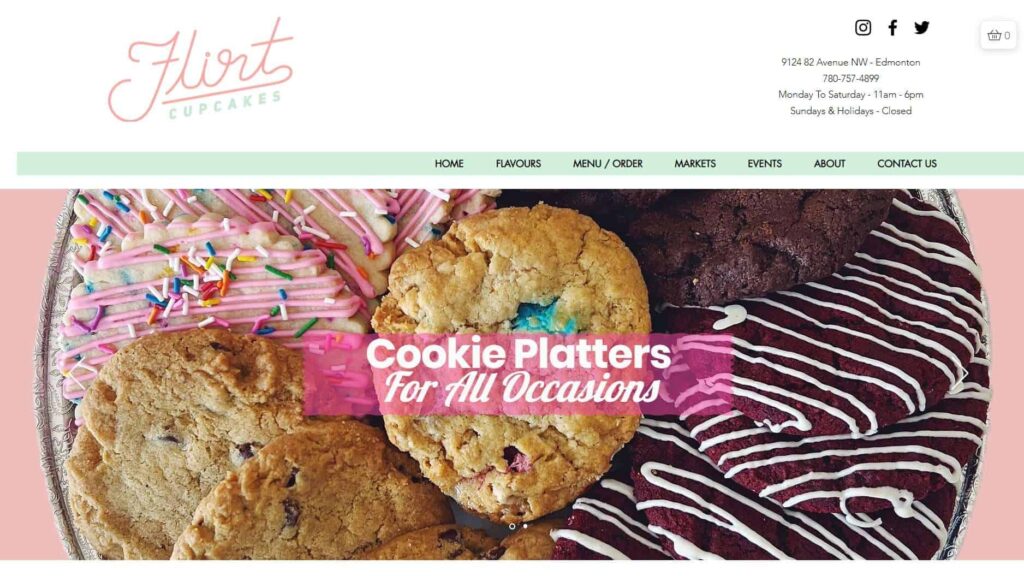 Flirt Cupcakes' Homepage