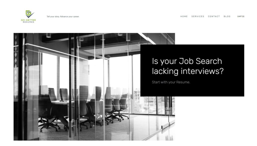 Go-Getter Resumes' Homepage