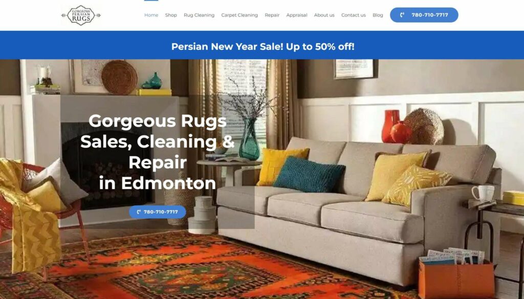 Gorgeous Persian Rugs' Homepage