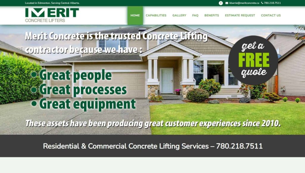 Merit Concrete Lifters' Homepage