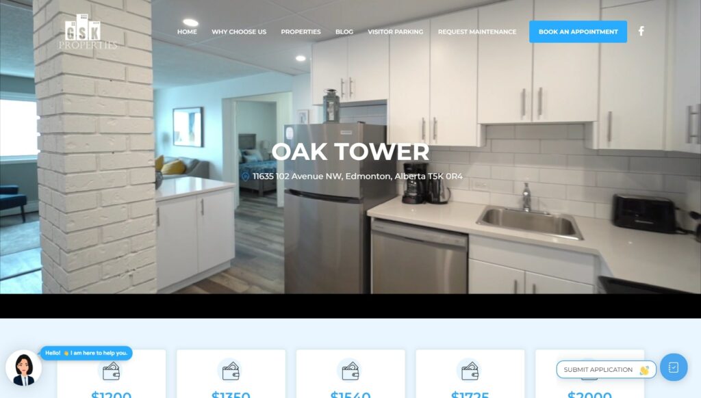 Oak Tower by GSK Properties' Homepage