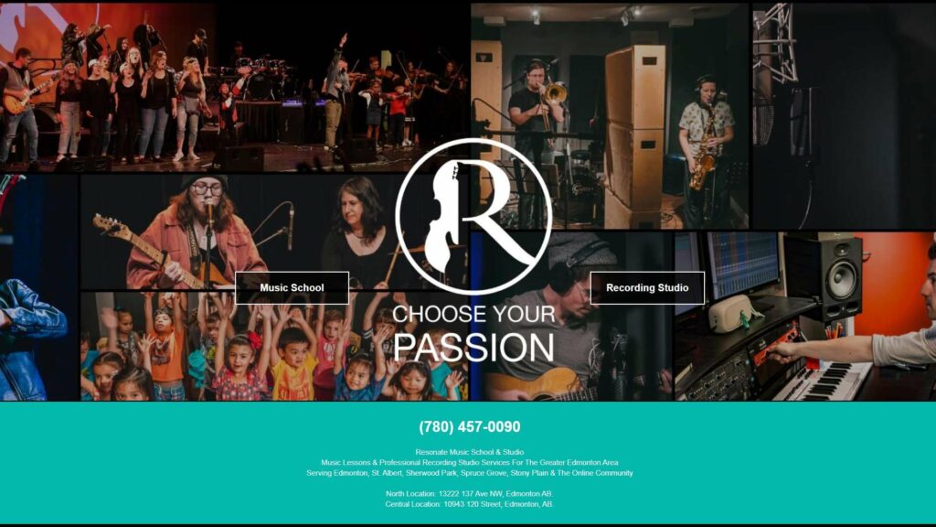 Resonate Music's Homepage