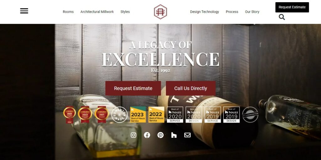 Scott Arthur Millwork & Cabinetry Ltd. Homepage
