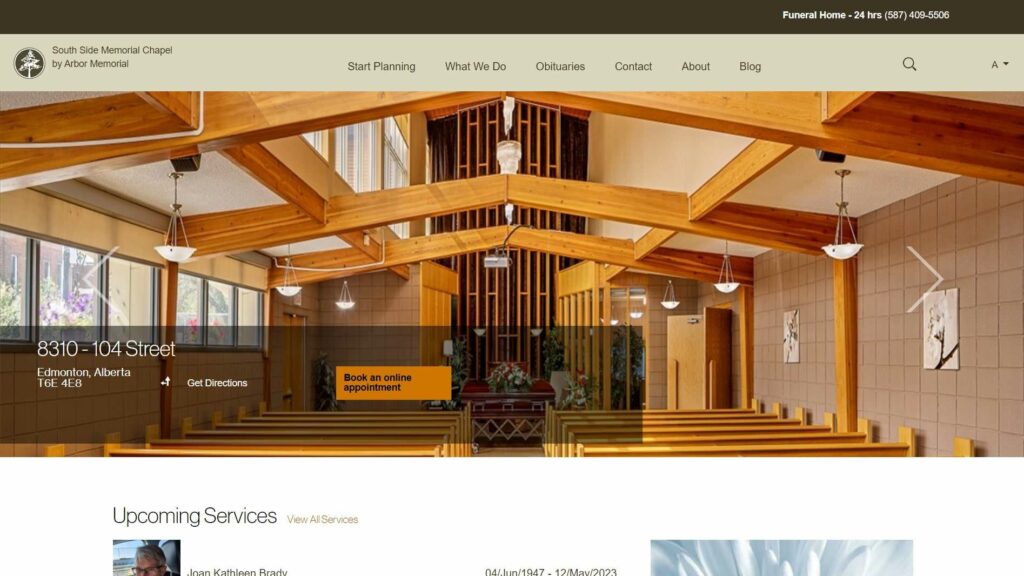 South Side Memorial Chapel's Homepage