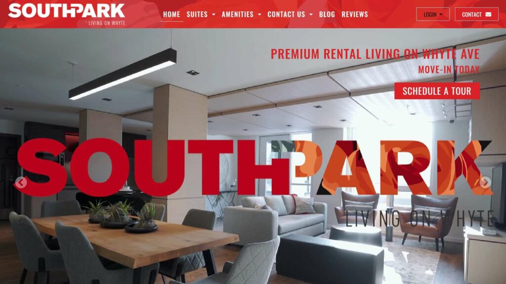 Southpark on Whyte's Homepage