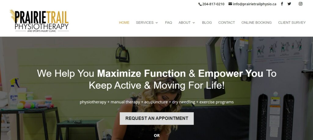 Susanne Robson, BMR-PT – Prairie Trail Physiotherapy & Sports Injury Clinic Winnipeg's Homepage