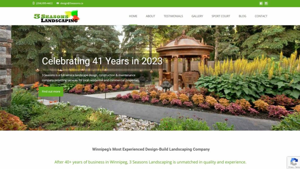 3 Seasons Landscaping's Homepage