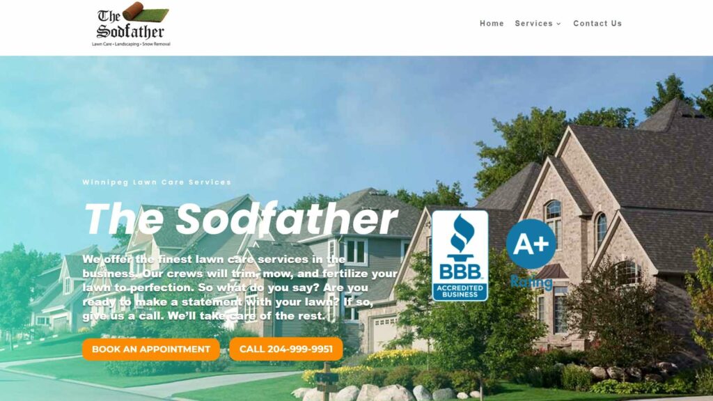 The Sodfather Lawn Care & Snow Clearing's Homepage