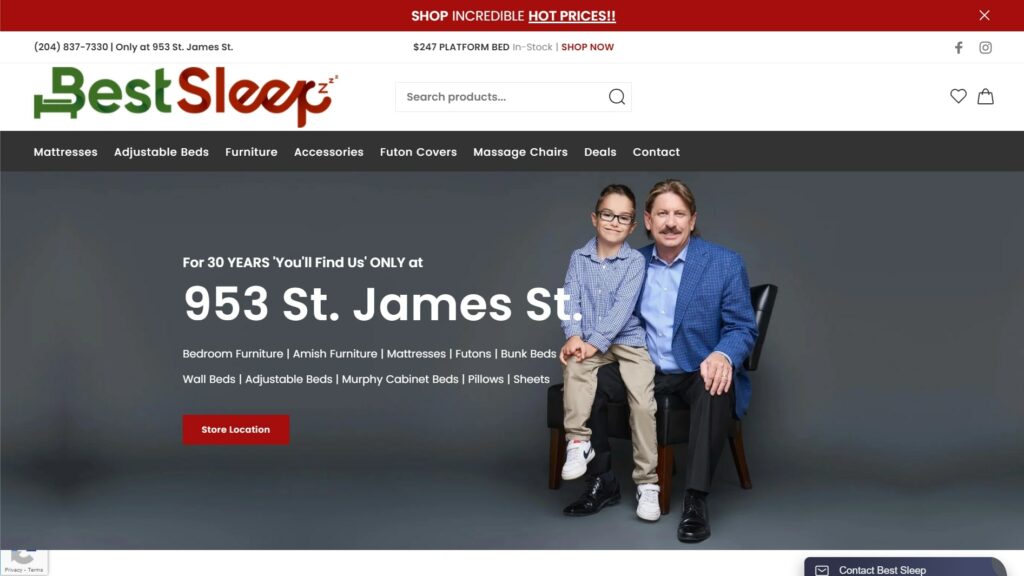 Best Sleep Centre's Homepage