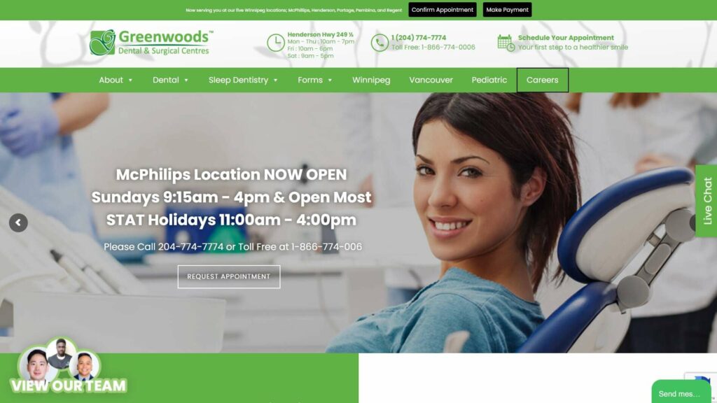 Greenwoods Dental & Surgical Centres' Homepage