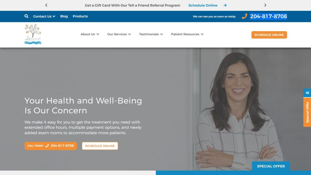 Lakewood Dental Centre's Homepage