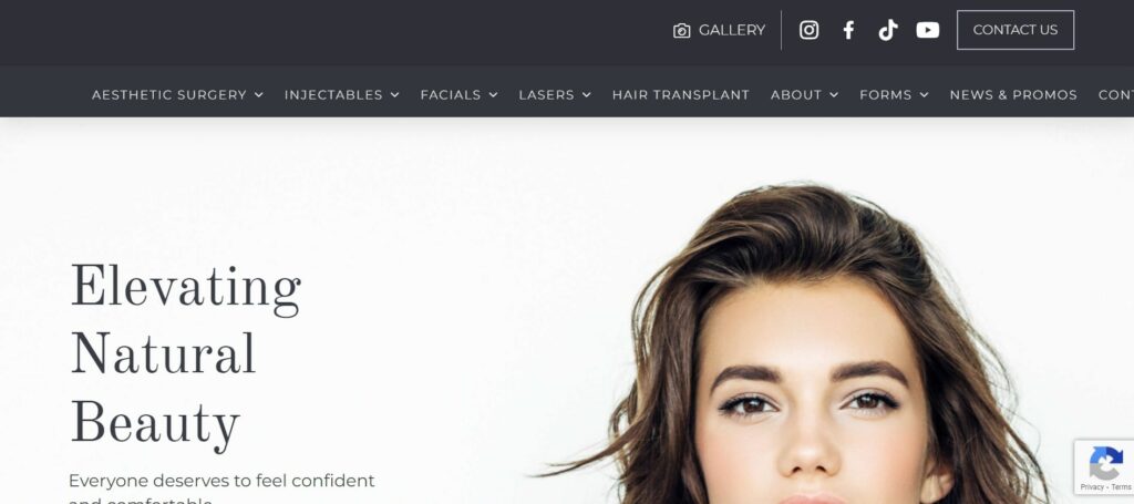 The First Glance Aesthetic Clinic & Surgery Centre's Homepage