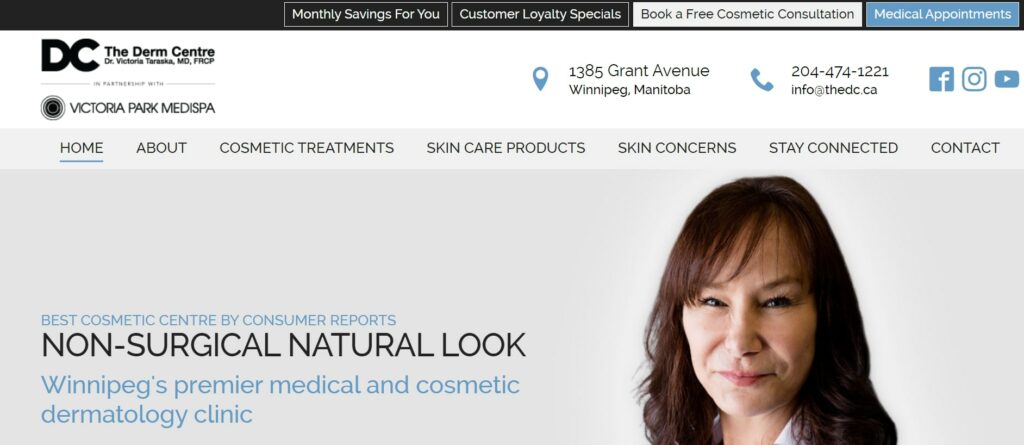 Victoria Park Medispa Grant - The Derm Centre's Homepage