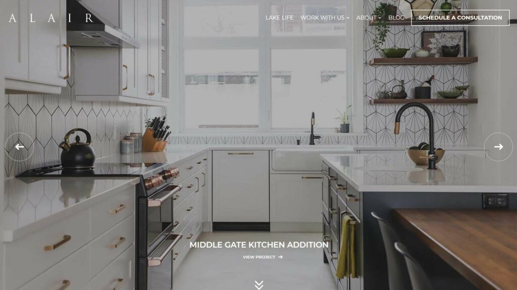Alair Homes' Homepage