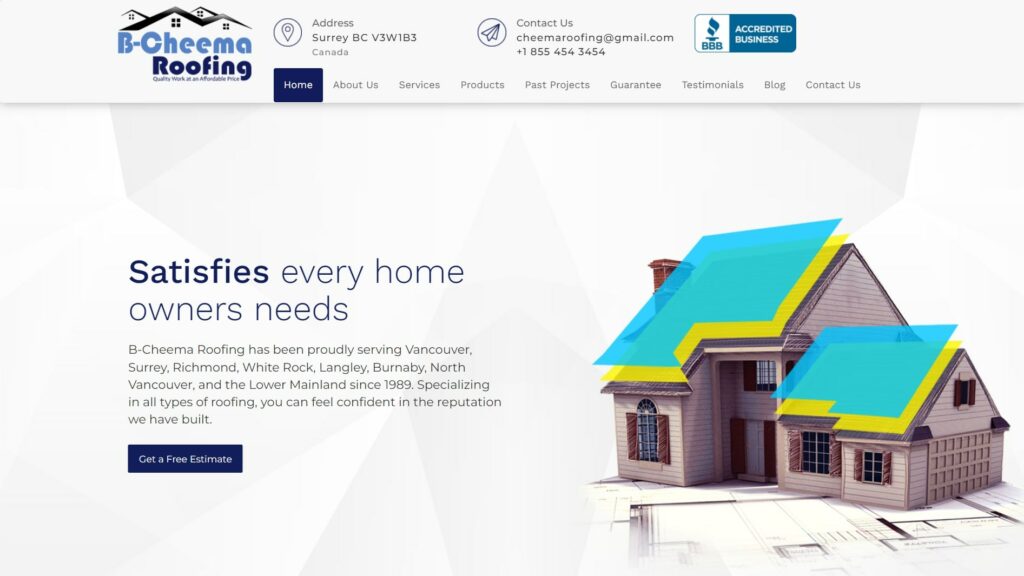B-Cheema Roofing's Homepage