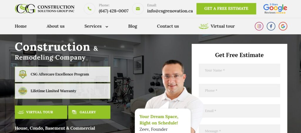 CSG Renovation's Homepage