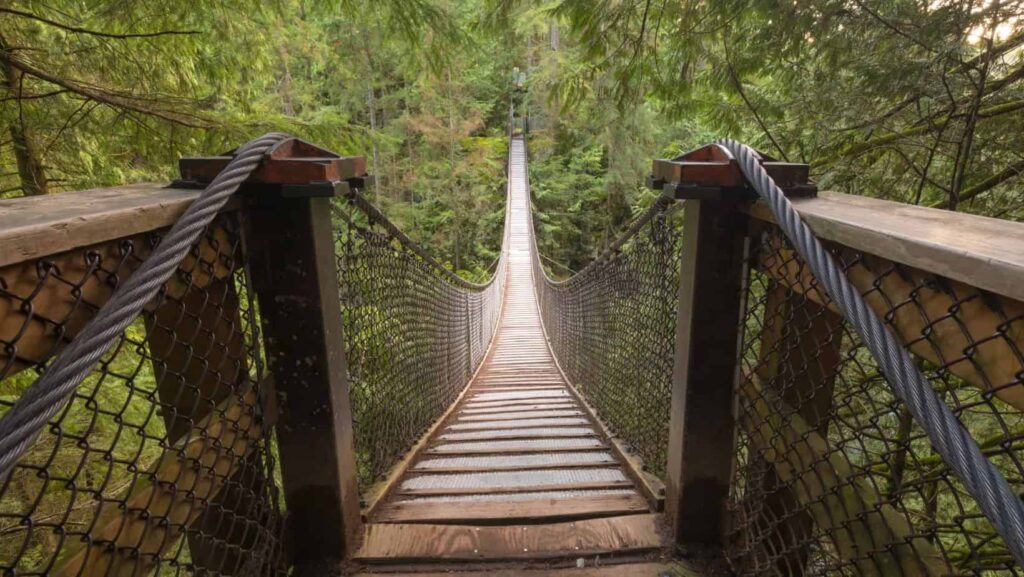 Cross the Lynn Canyon Suspension Bridge's Homepage
