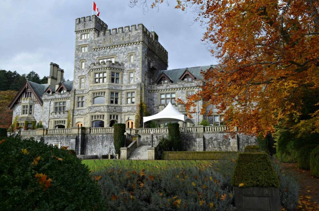 Explore the grounds of Hatley Castle's Homepage