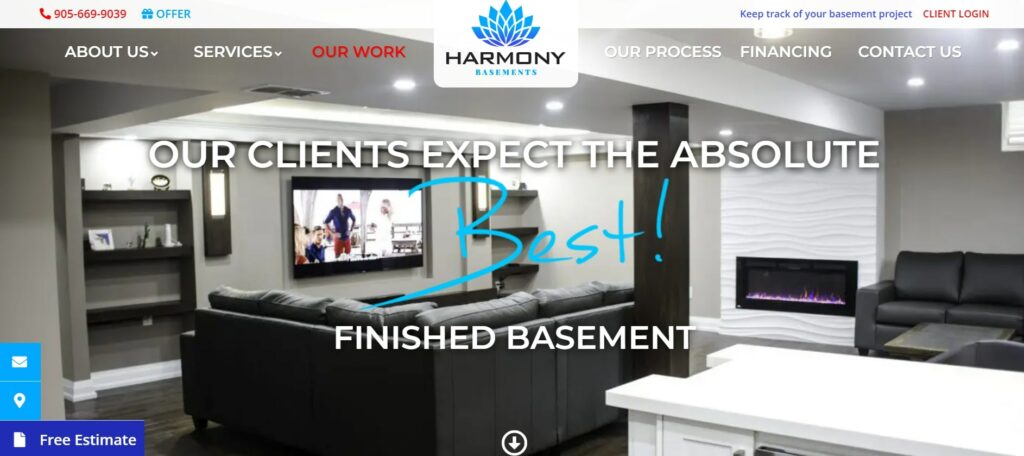 Harmony Basements' Homepage