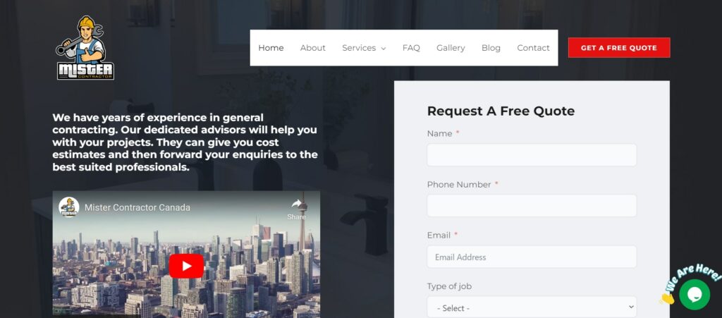 Mr General Contractor & Renovations Toronto's Homepage