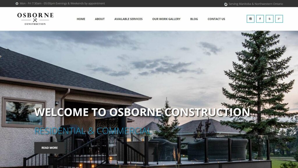 Osborne Construction's Homepage
