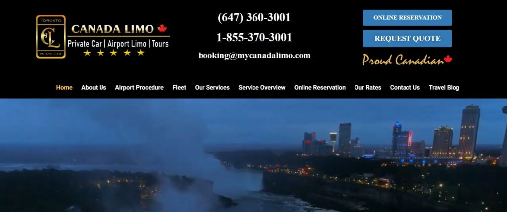 Canada Limo's Homepage