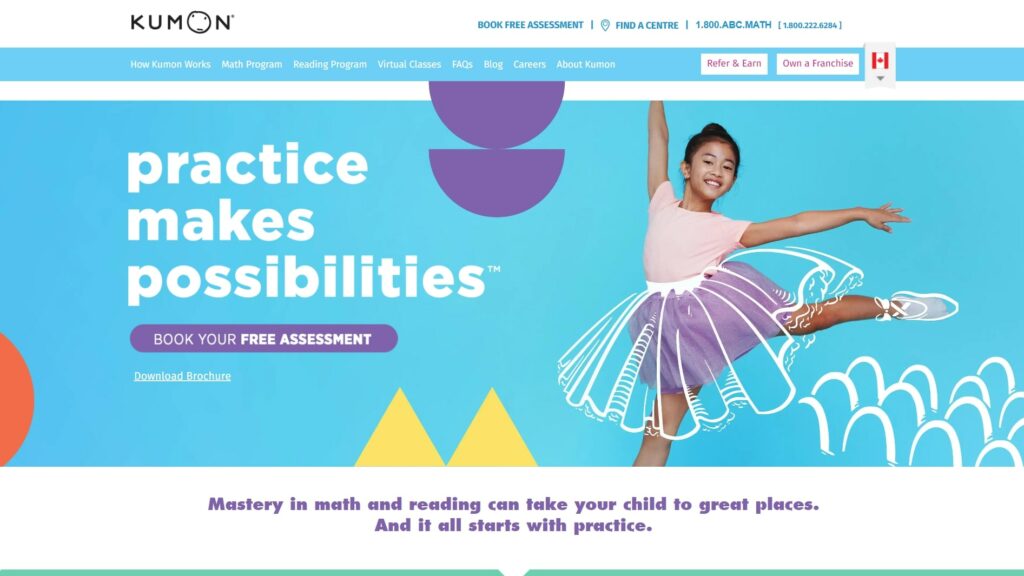 Kumon's Homepage