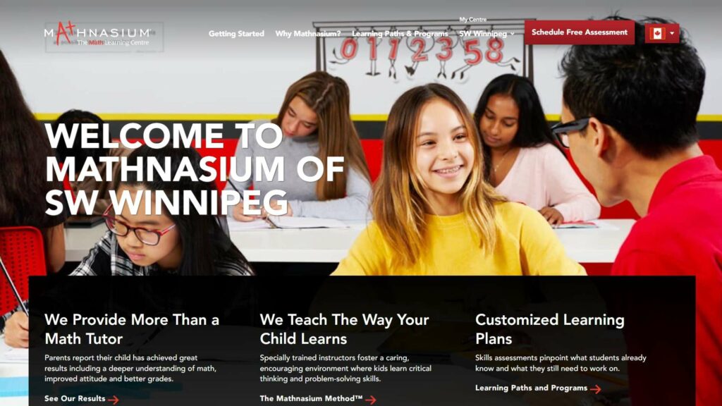 Mathnasium's Homepage