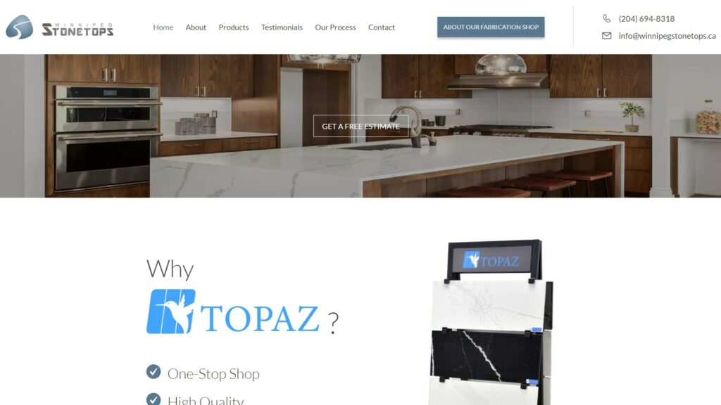 Winnipeg Stonetops Inc Homepage