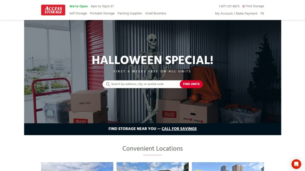 XYZ Storages' Homepage