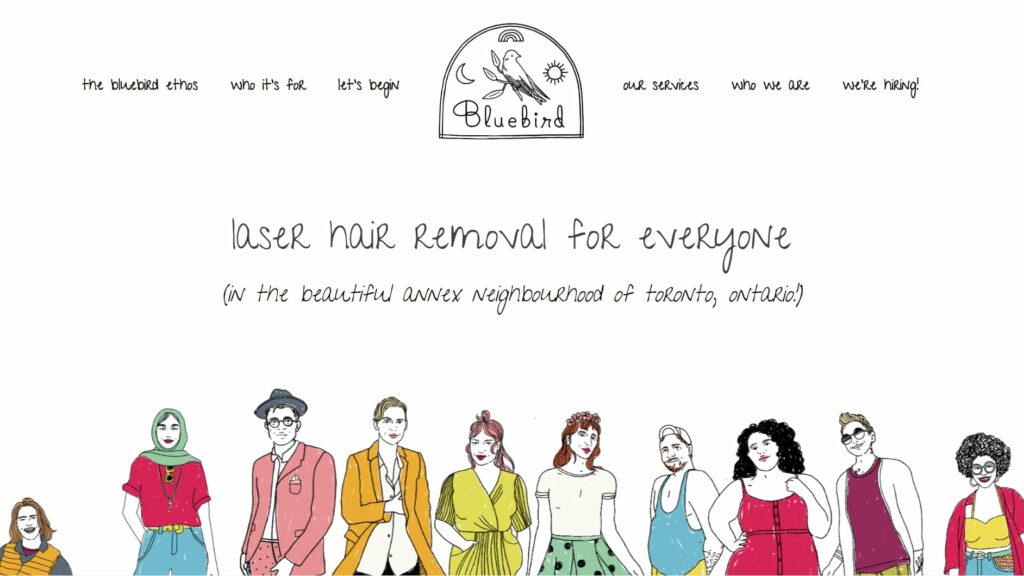 Bluebird Laser Hair Removal's Homepage