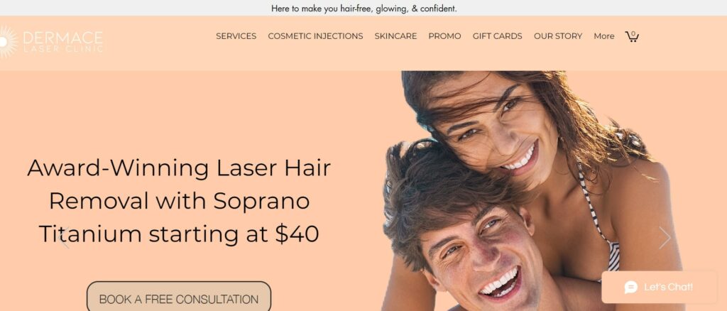 Dermace Laser Clinic Toronto's Homepage
