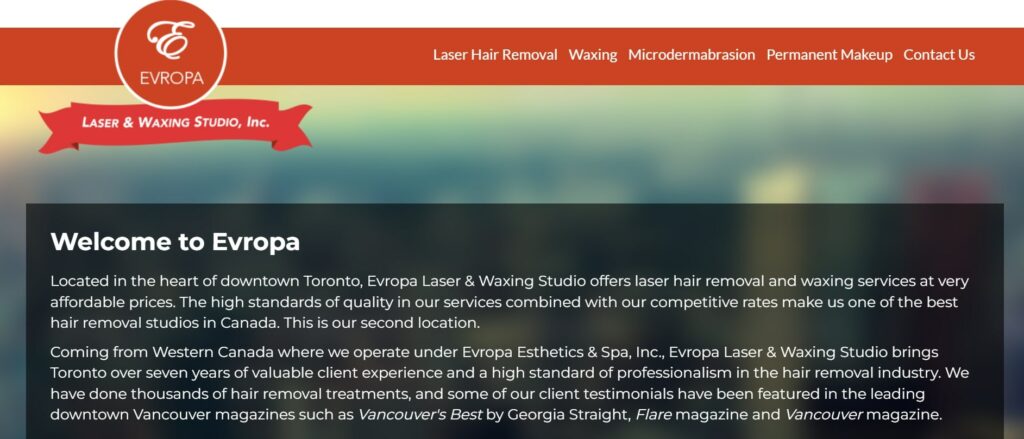 Evropa Laser's Homepage