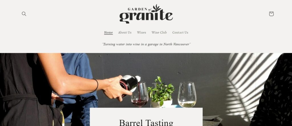 Garden of Granite Winery's Homepage