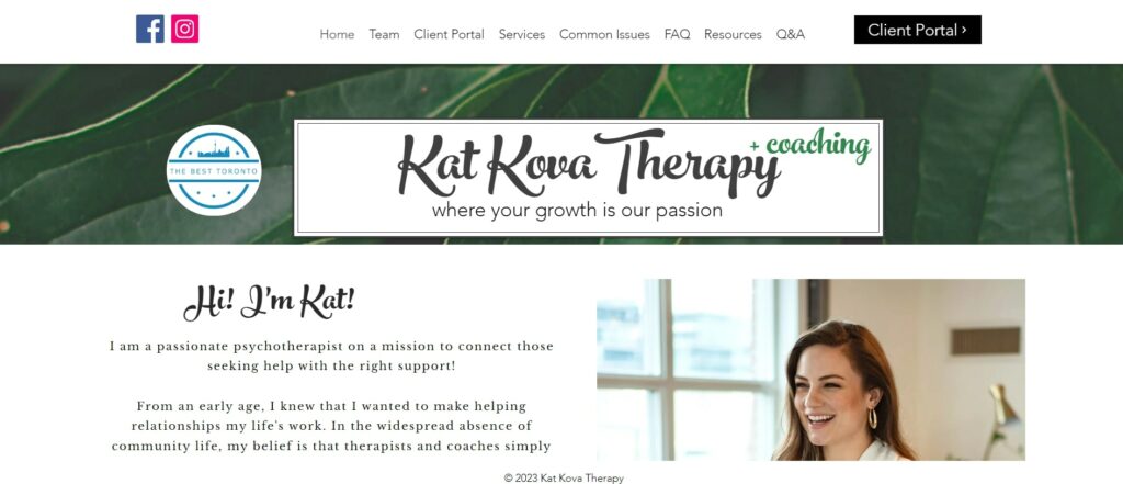 Kat Kova Therapy's Homepage