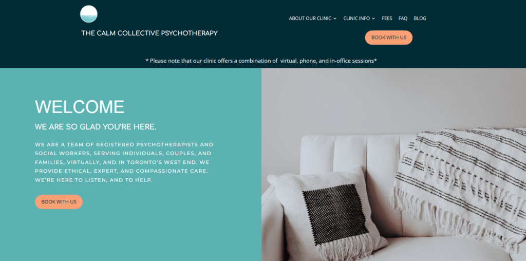 The Calm Collective Psychotherapy's Homepage