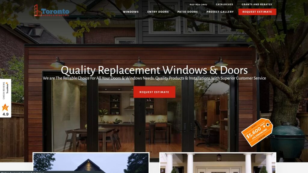 Toronto Windows & Doors' Homepage