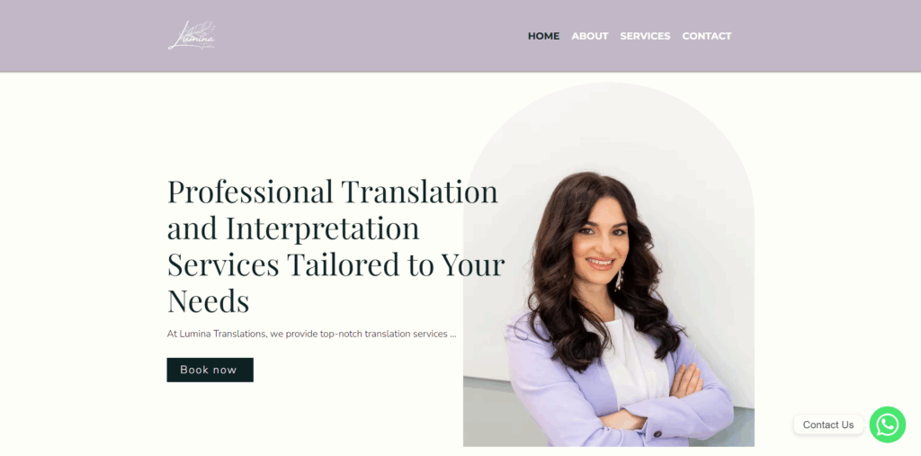 lumina translations homepage