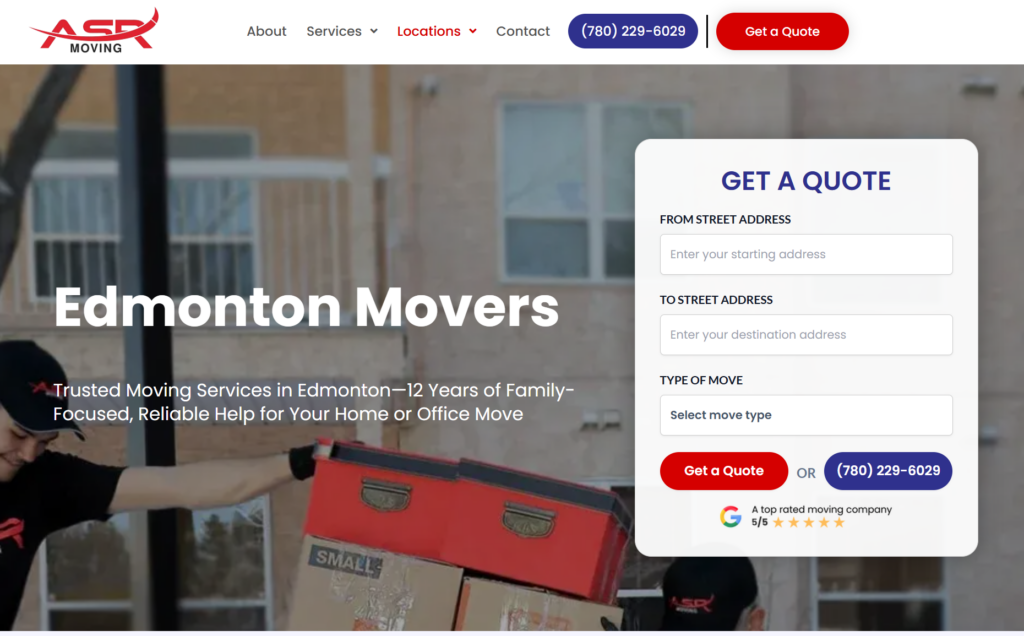 asr moving homepage