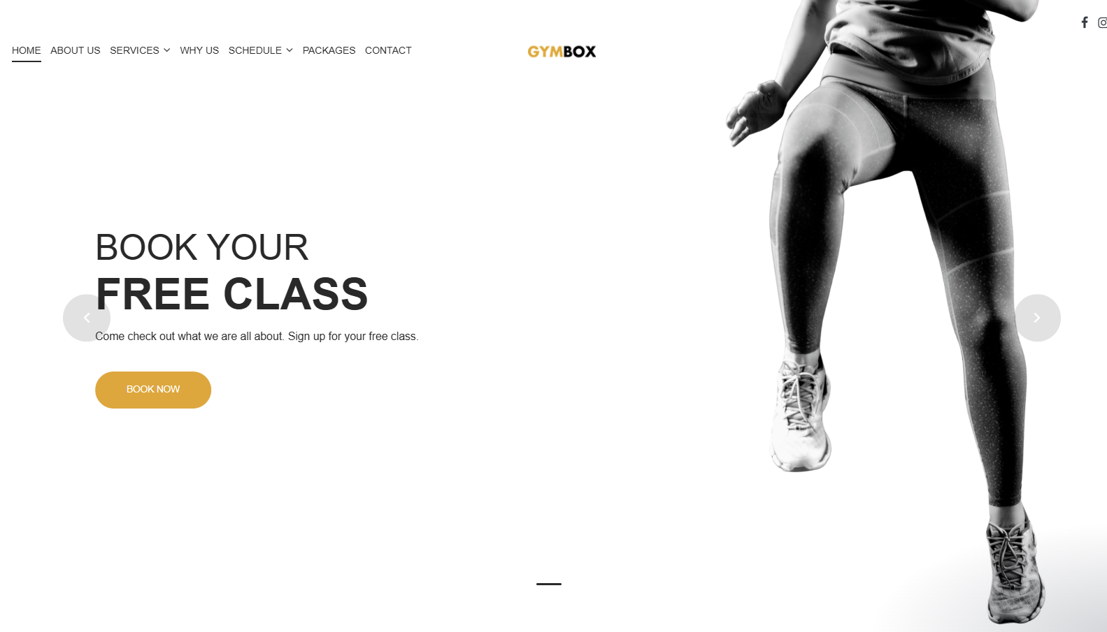 gymbox athletic club homepage