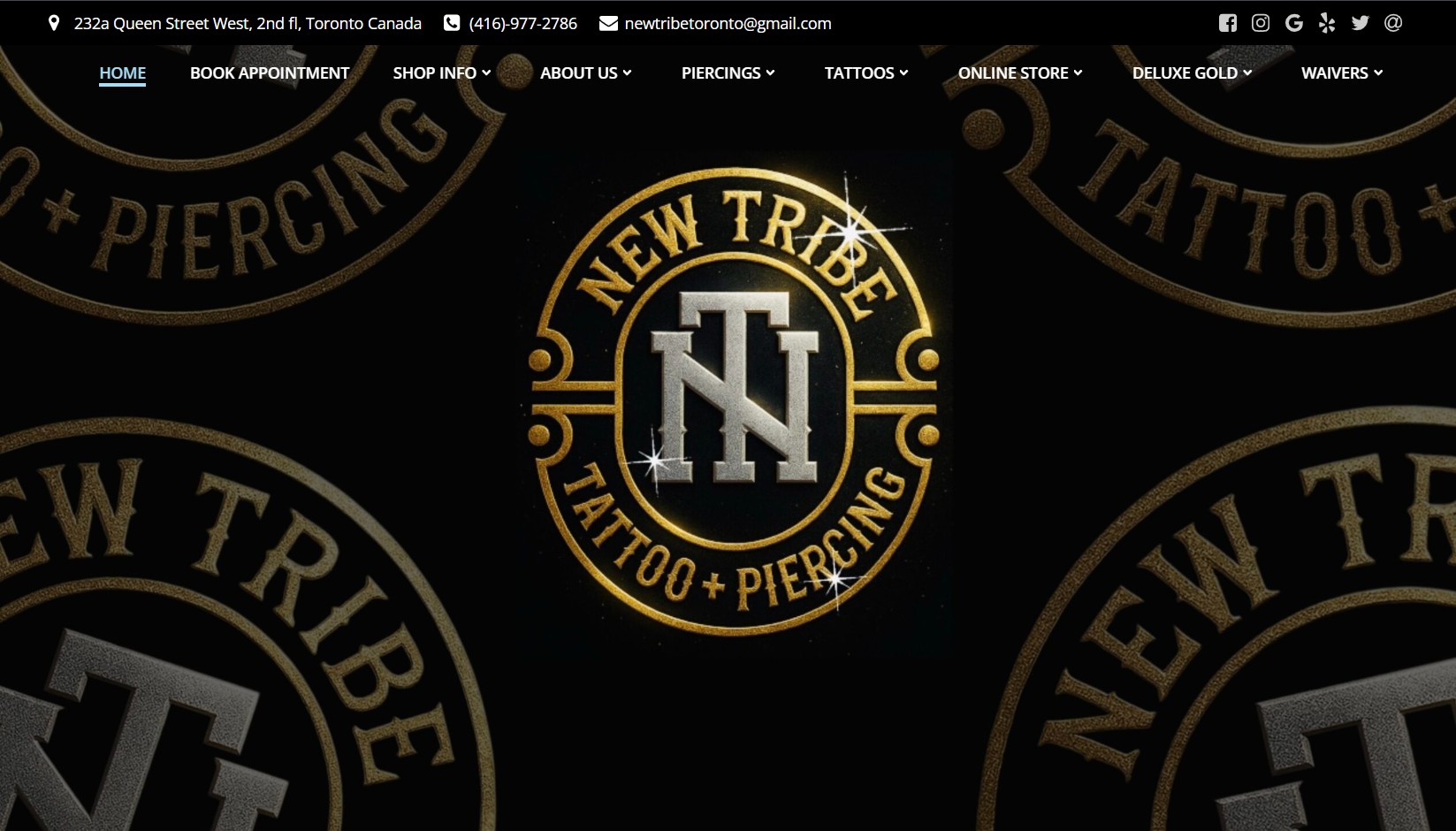 new tribe homepage