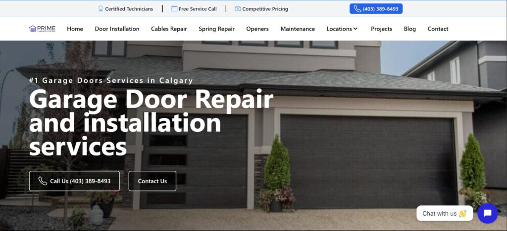 prime garage doors calgary
