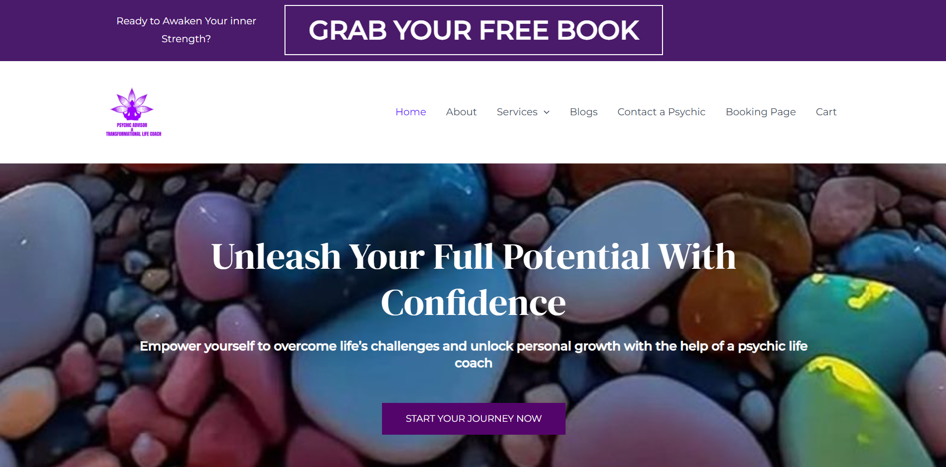 Psychic Advisor and Life Transformation Coach homepage
