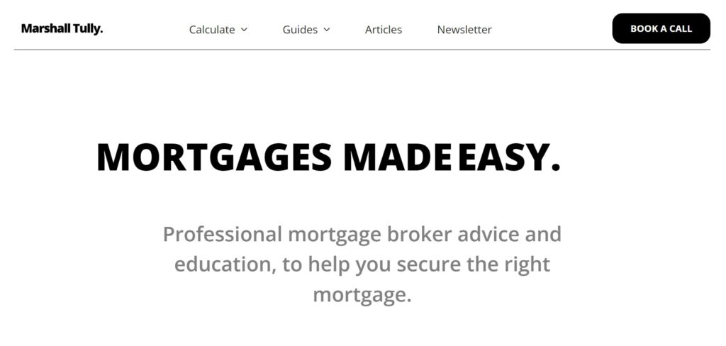 tully mortgages homepage