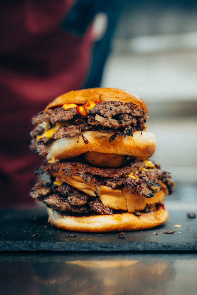 woodbine burgers banner