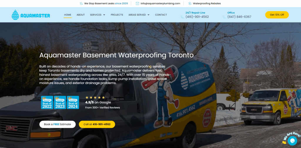 aqua master plumbing